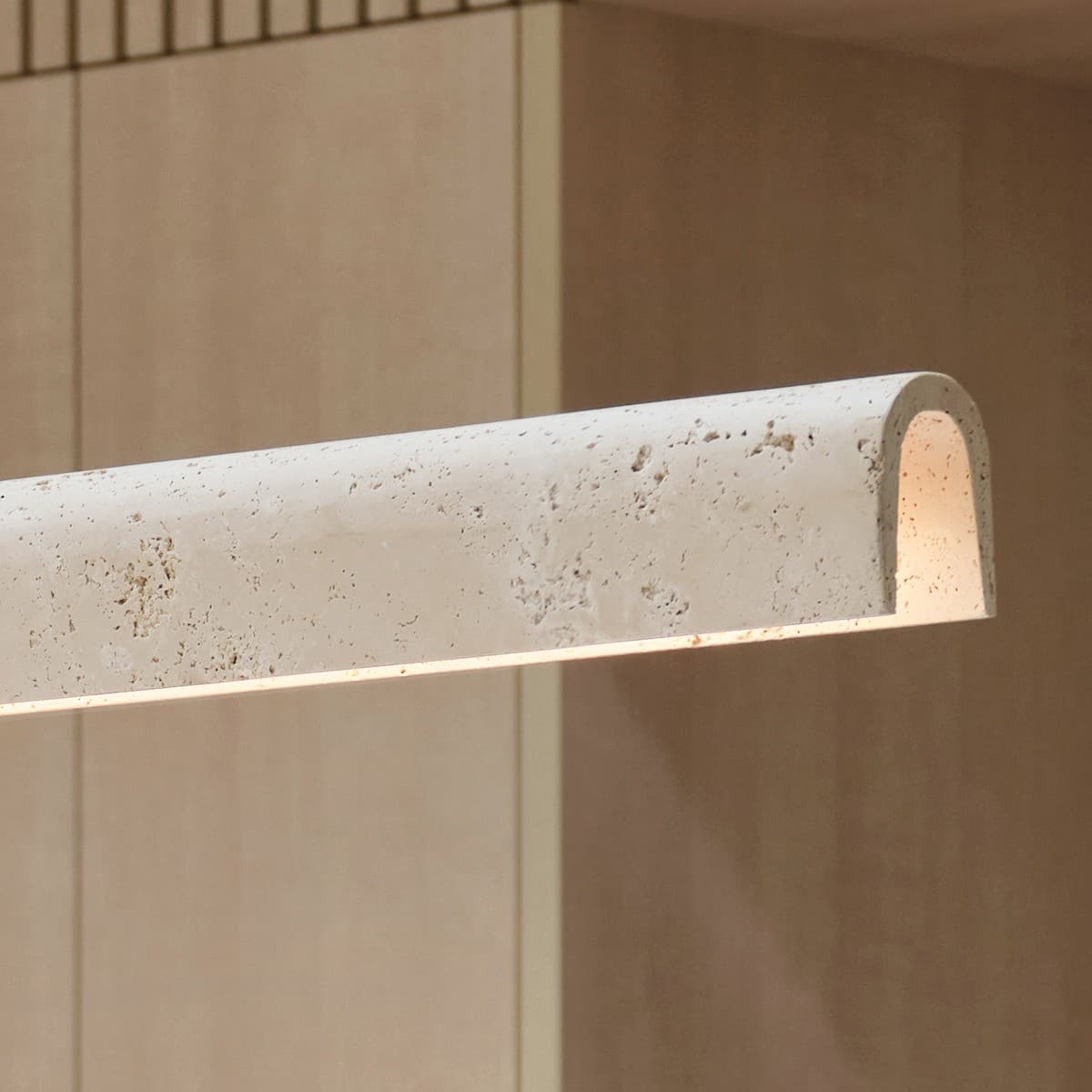 Bridge 1.5m LED Colour-Shifting Linear Pendant in Travertine-img-3