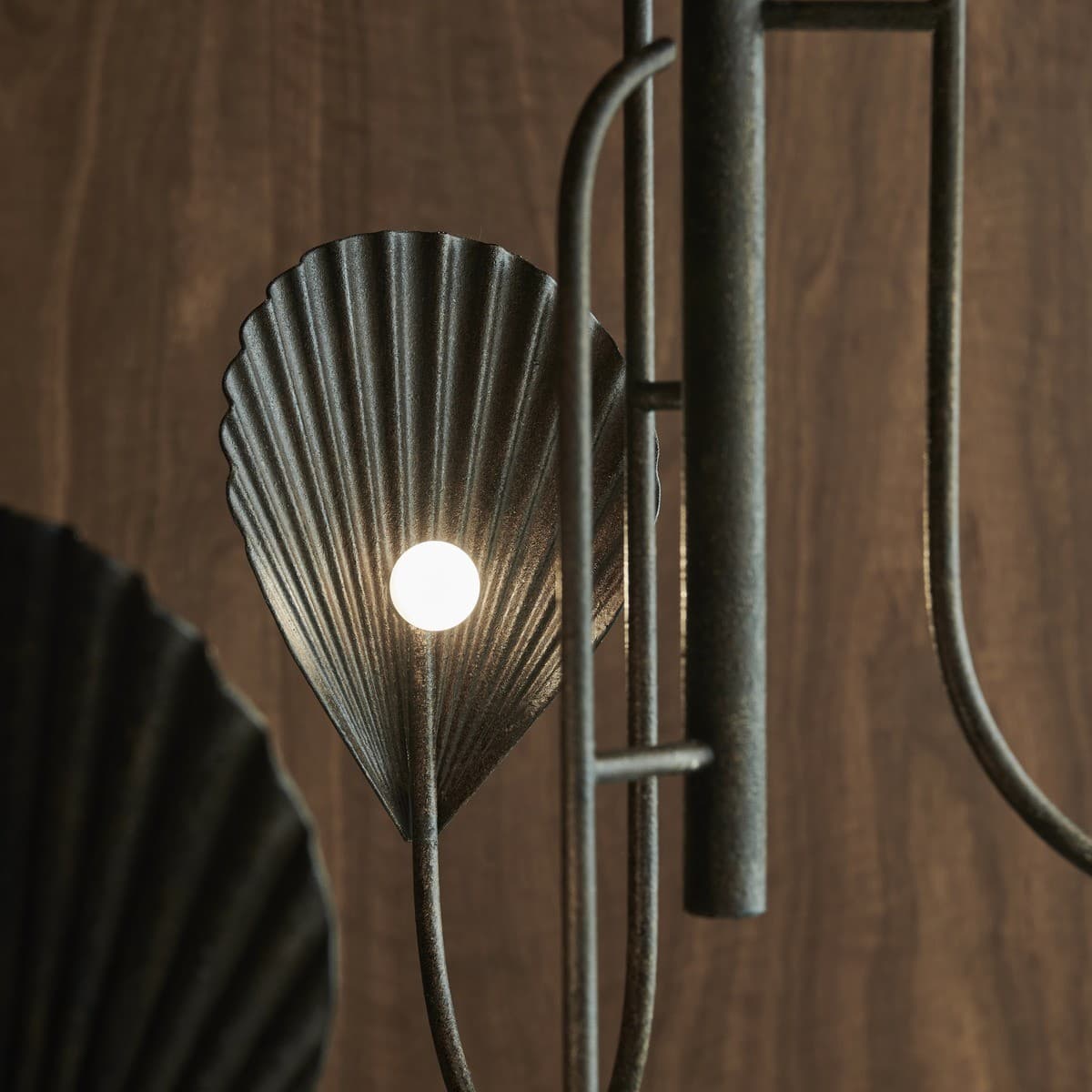 Caspian 3 Light LED Colour-Shifting Drop Pendant in Rust Finish
