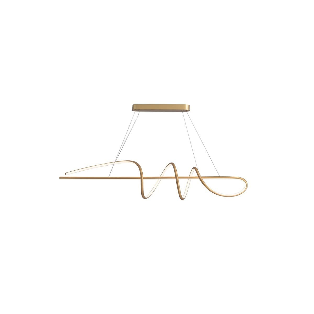 Cumulus 1.5m LED Linear Pendant in Brass-img-1