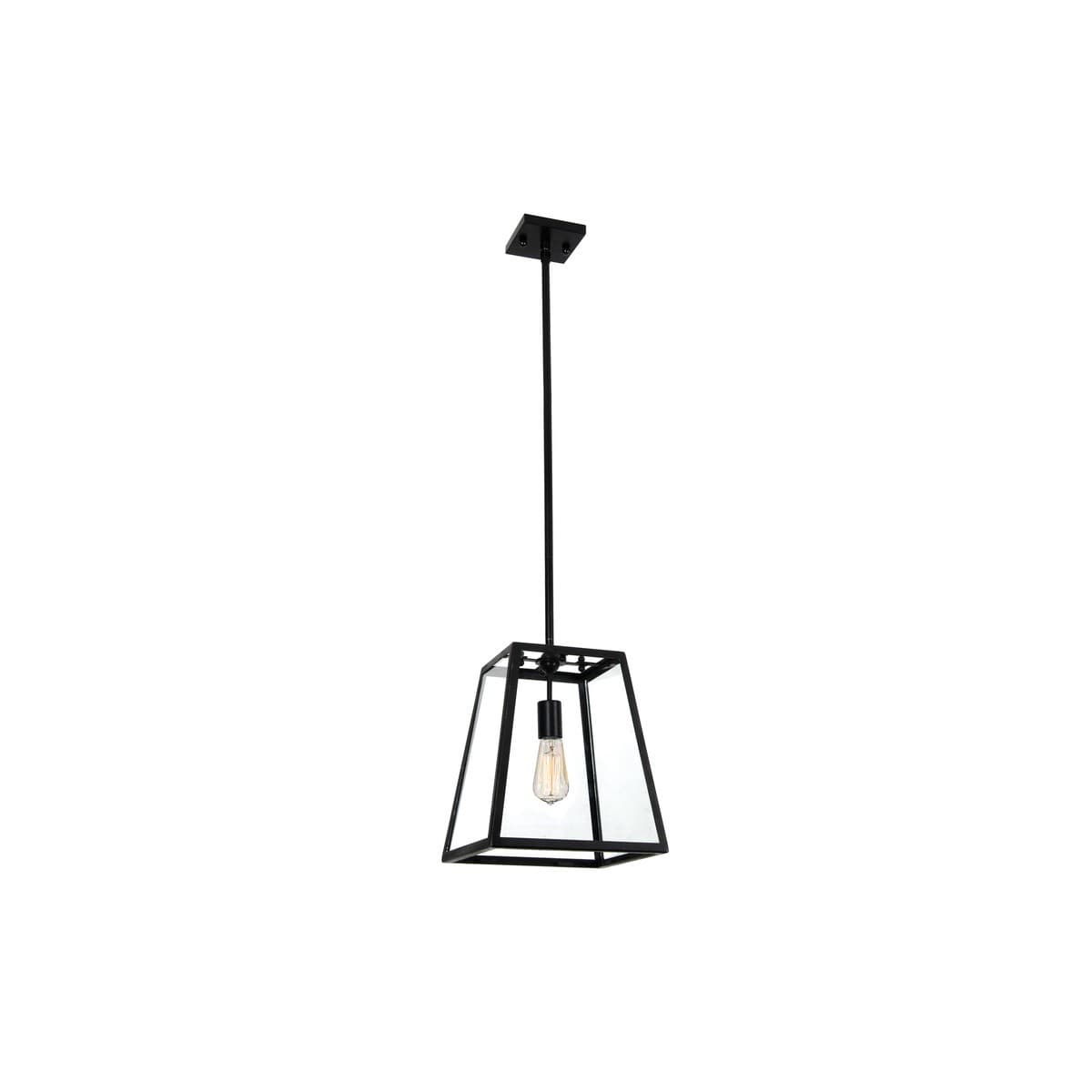 Southampton 1 Light Pendant in Antique Black-img-1