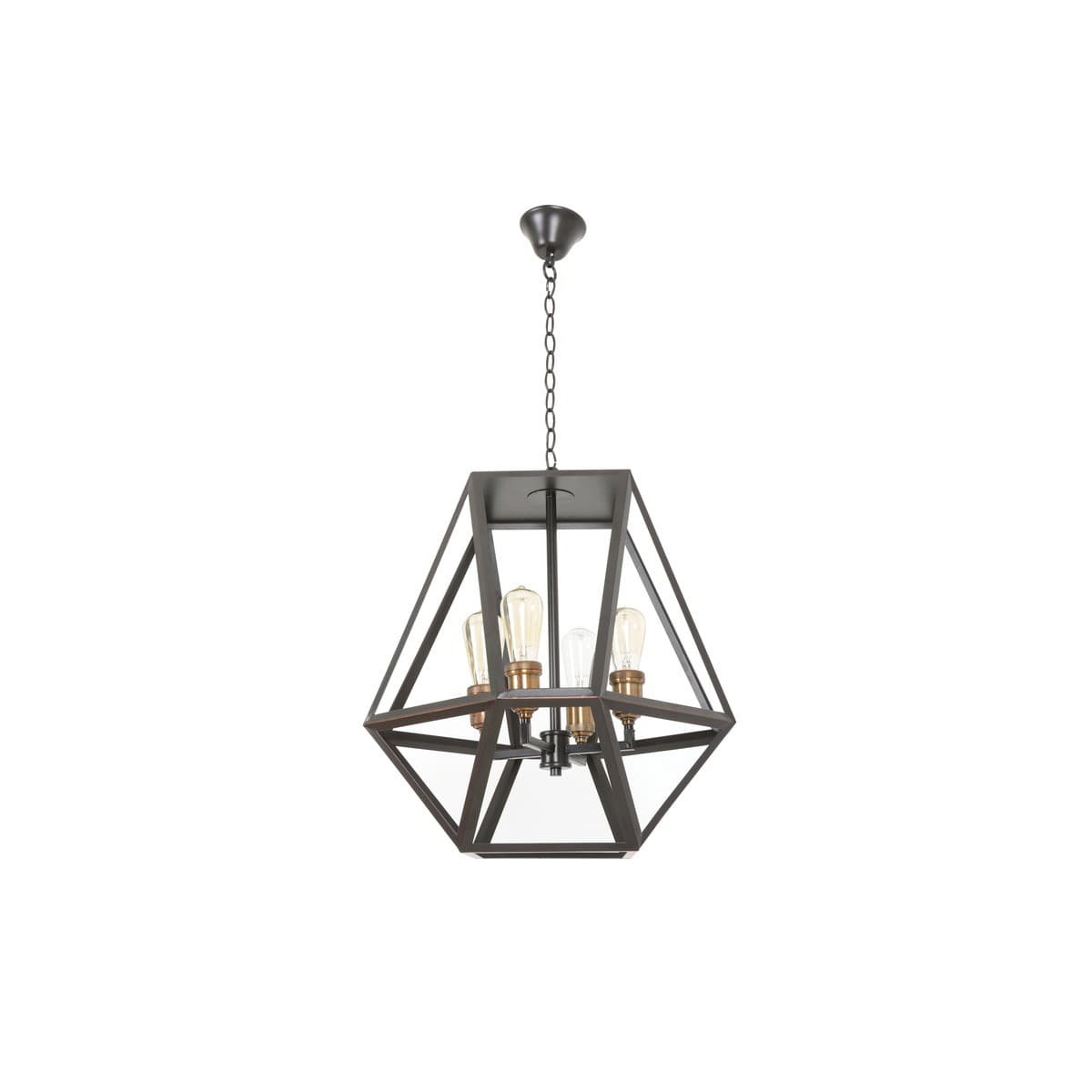 Vaille 4 Light Pendant in Oil Rubbed Bronze