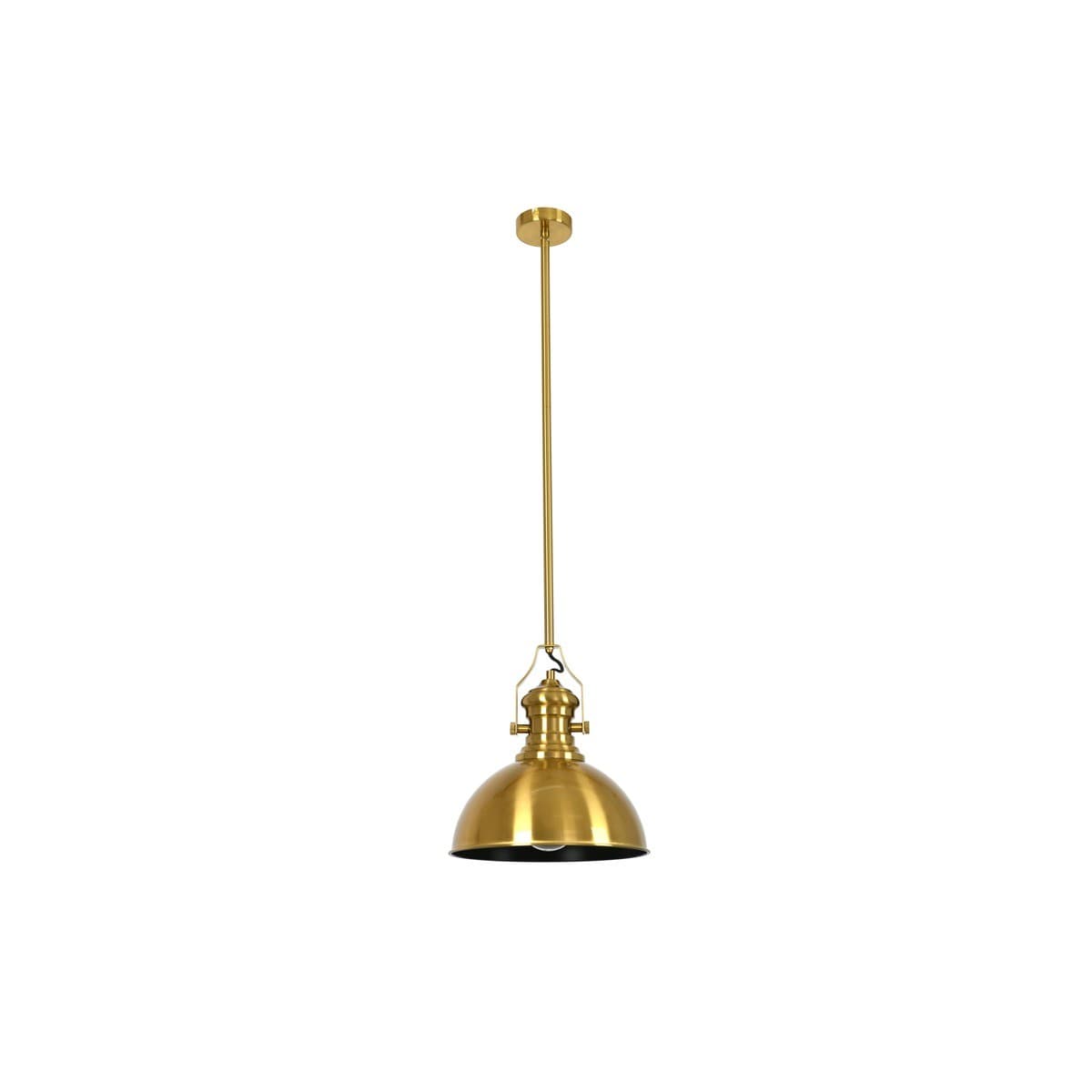 Alfred 1 Light Pendant in Aged Brass-img-1