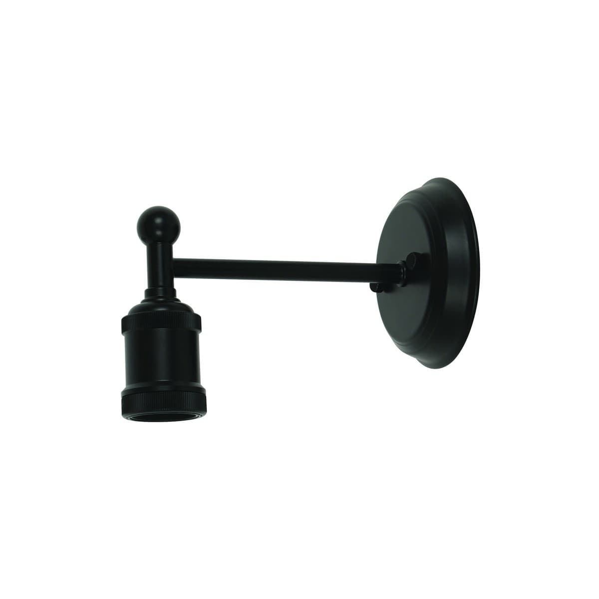 Manor 1 Light Wall Bracket Frame in Black