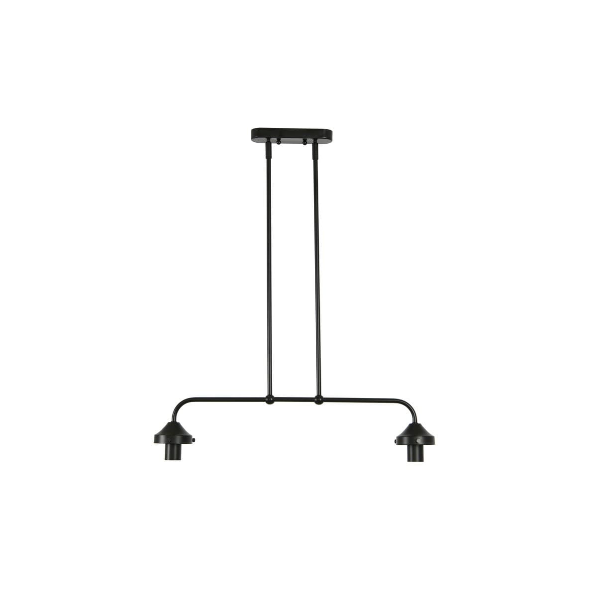 Chrysler 2 Light Bar Pendant in Black