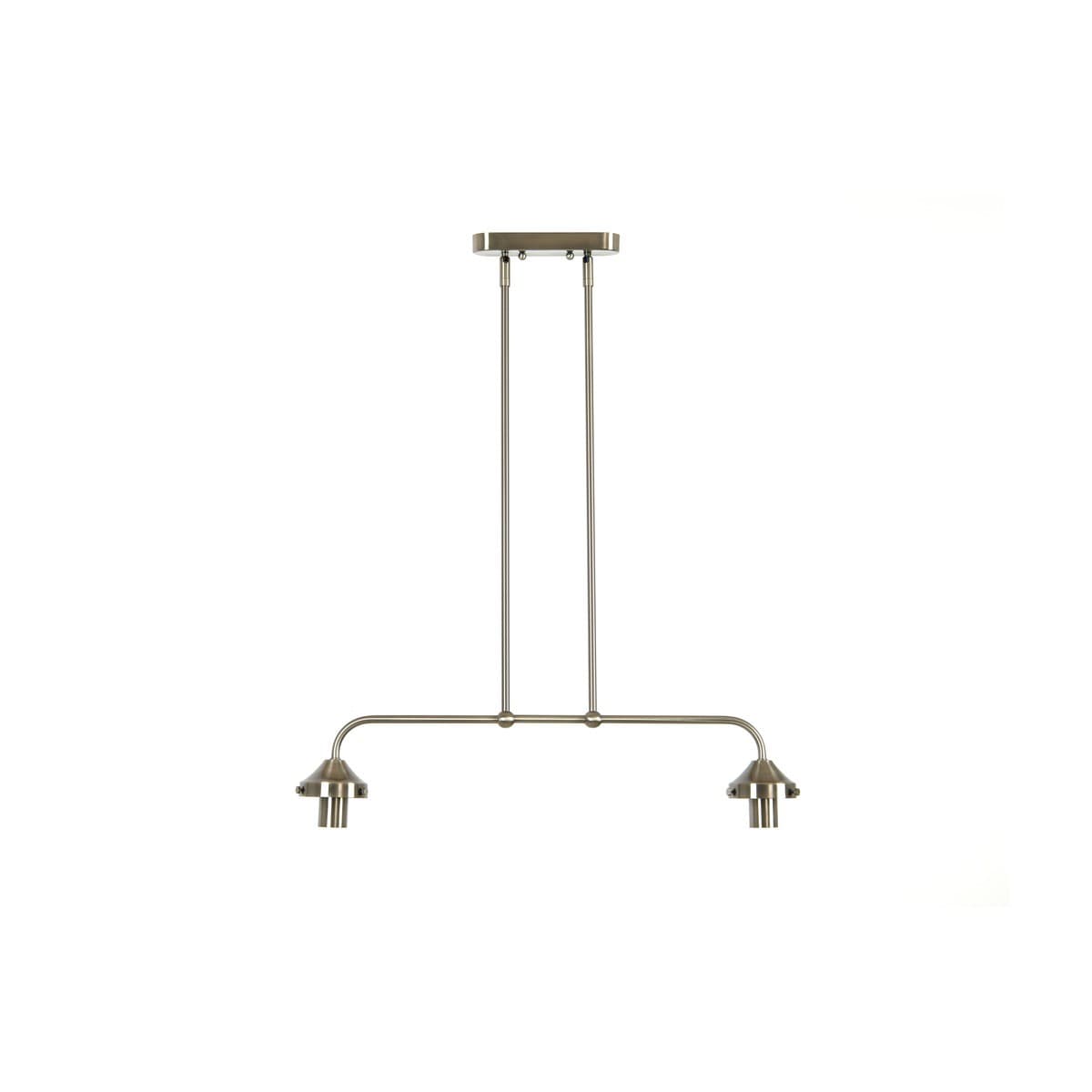 Chrysler 2 Light Bar Pendant in Antique Nickel