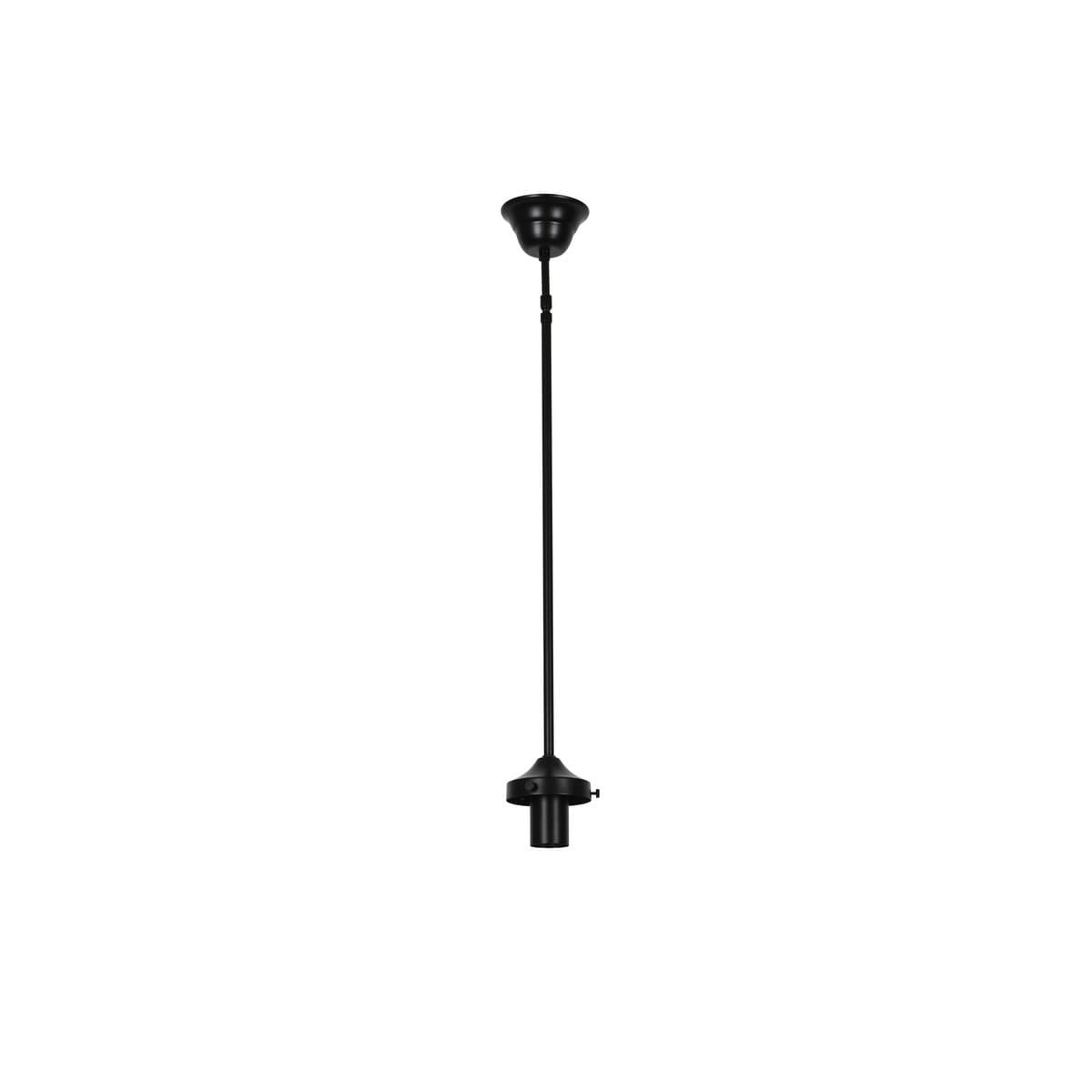 Chrysler 1 Light Adjustable Rod Suspension in Black-img-1