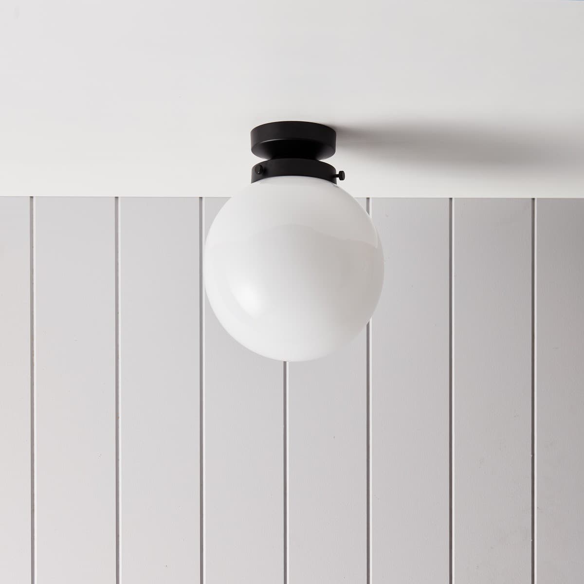 Chrysler Small Round Shade in Gloss Opal Glass-img-4
