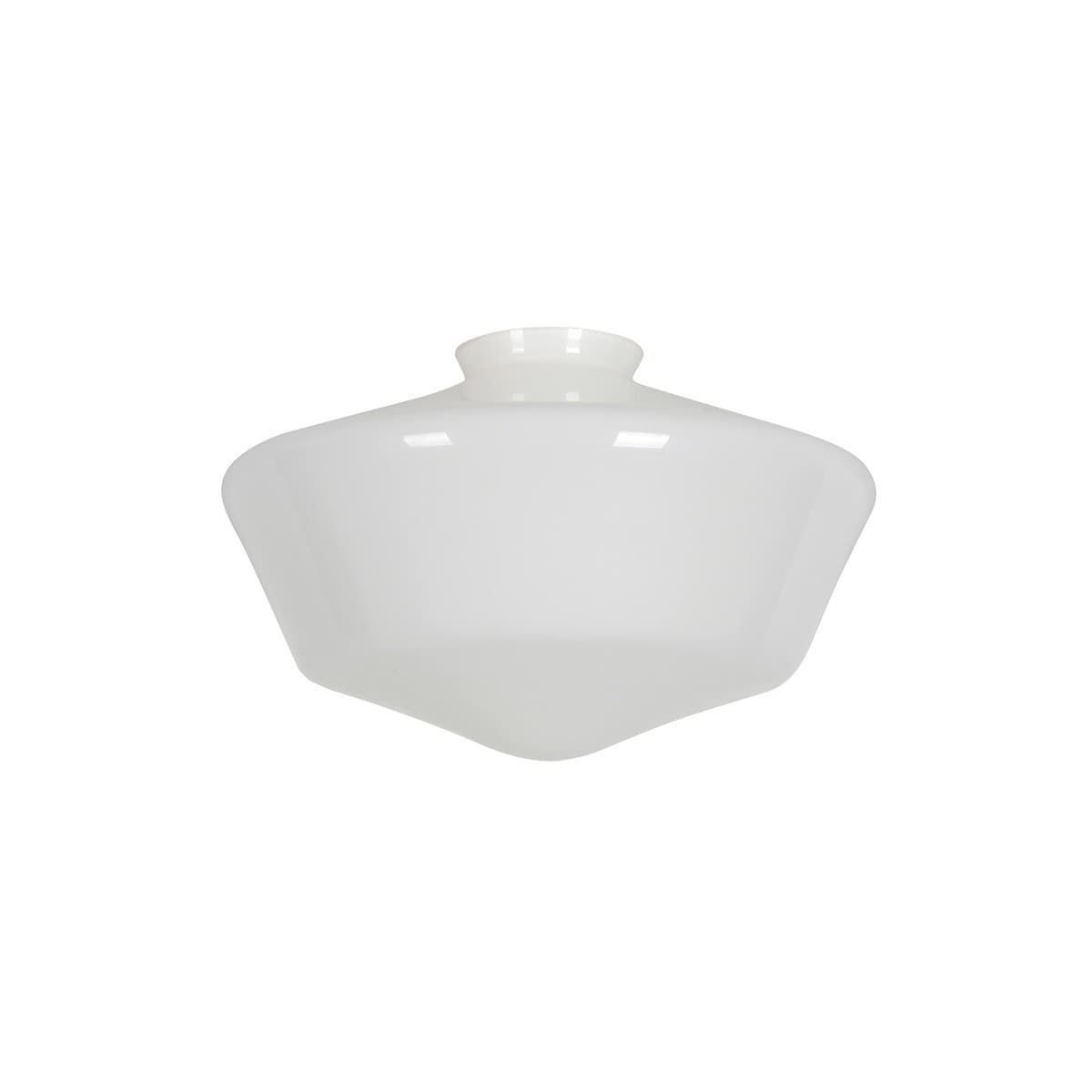 Chrysler Small Schoolhouse Shade in Gloss Opal Glass-img-1