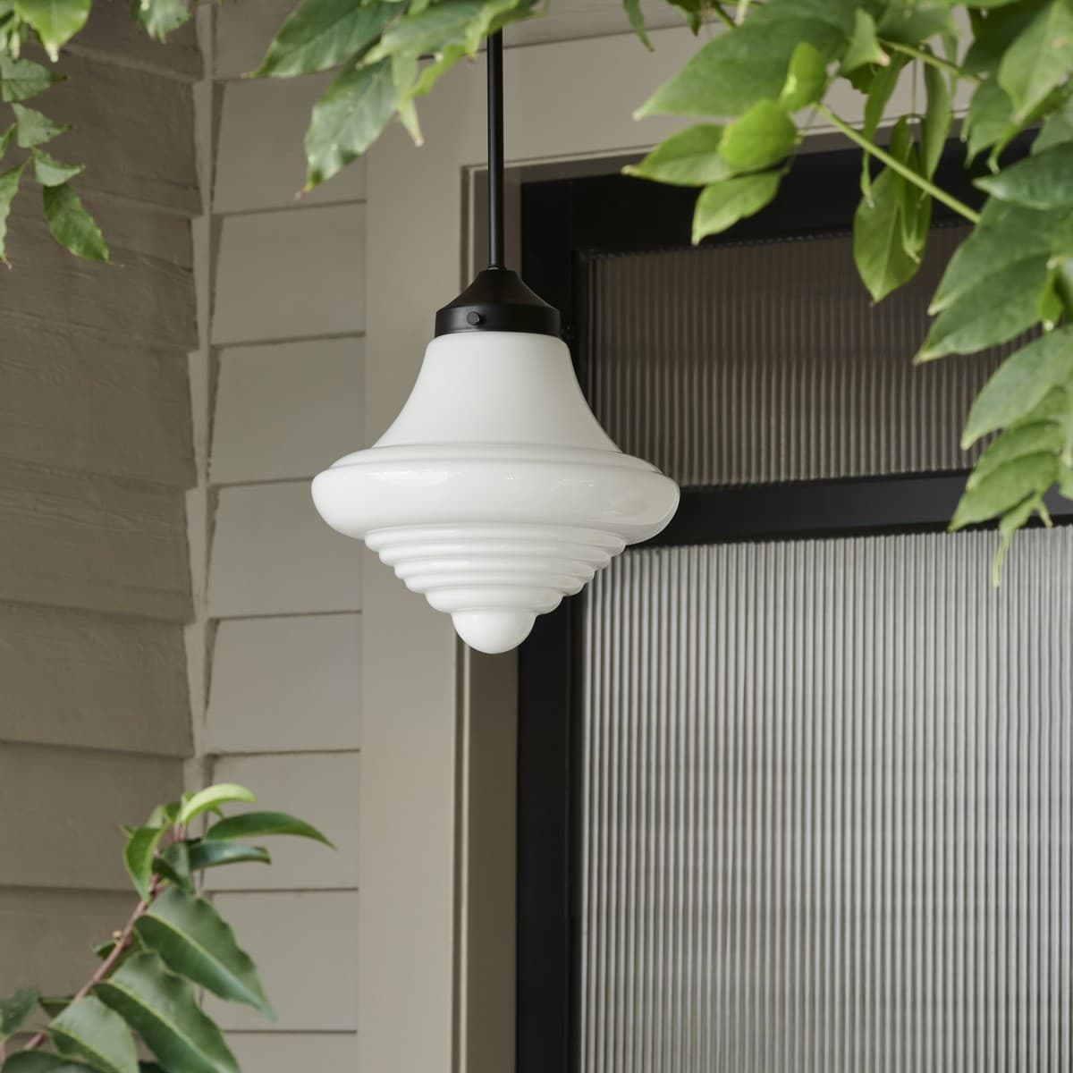 Chrysler Small Tier Shade in Gloss Opal Glass-img-3