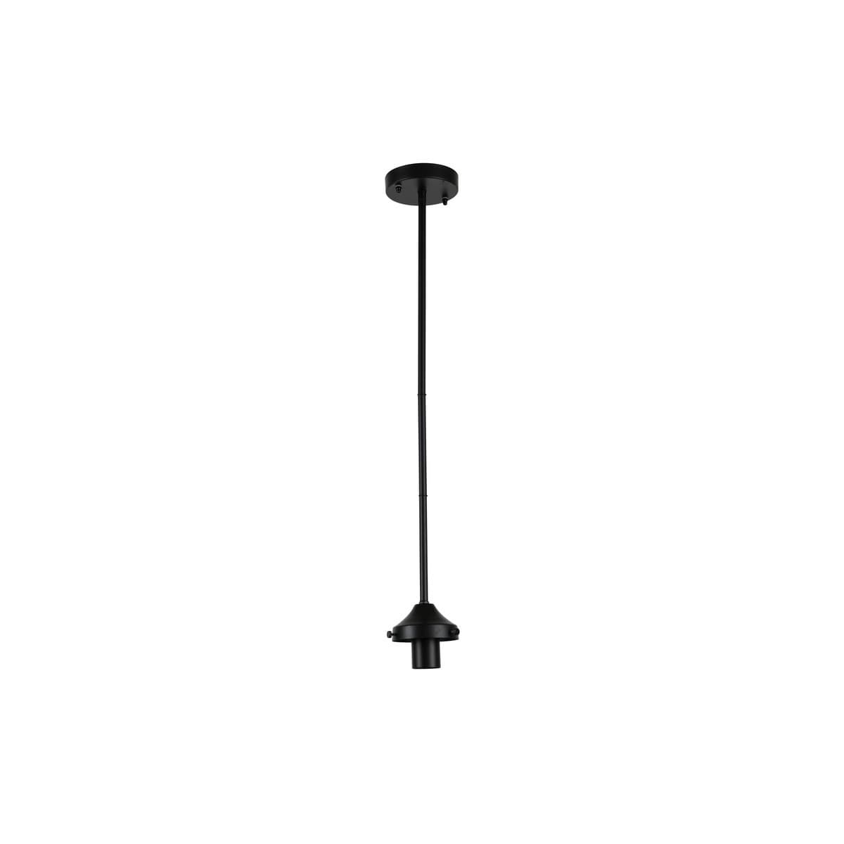 Chrysler 1 Light Exterior IP44 Rod Suspension in Black