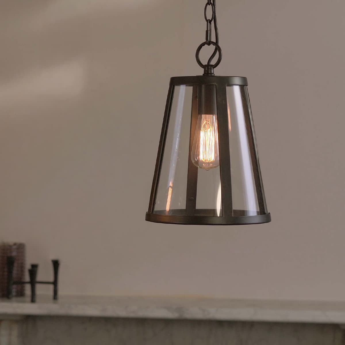 Westhampton 1 Light Pendant in Antique Black-img-3