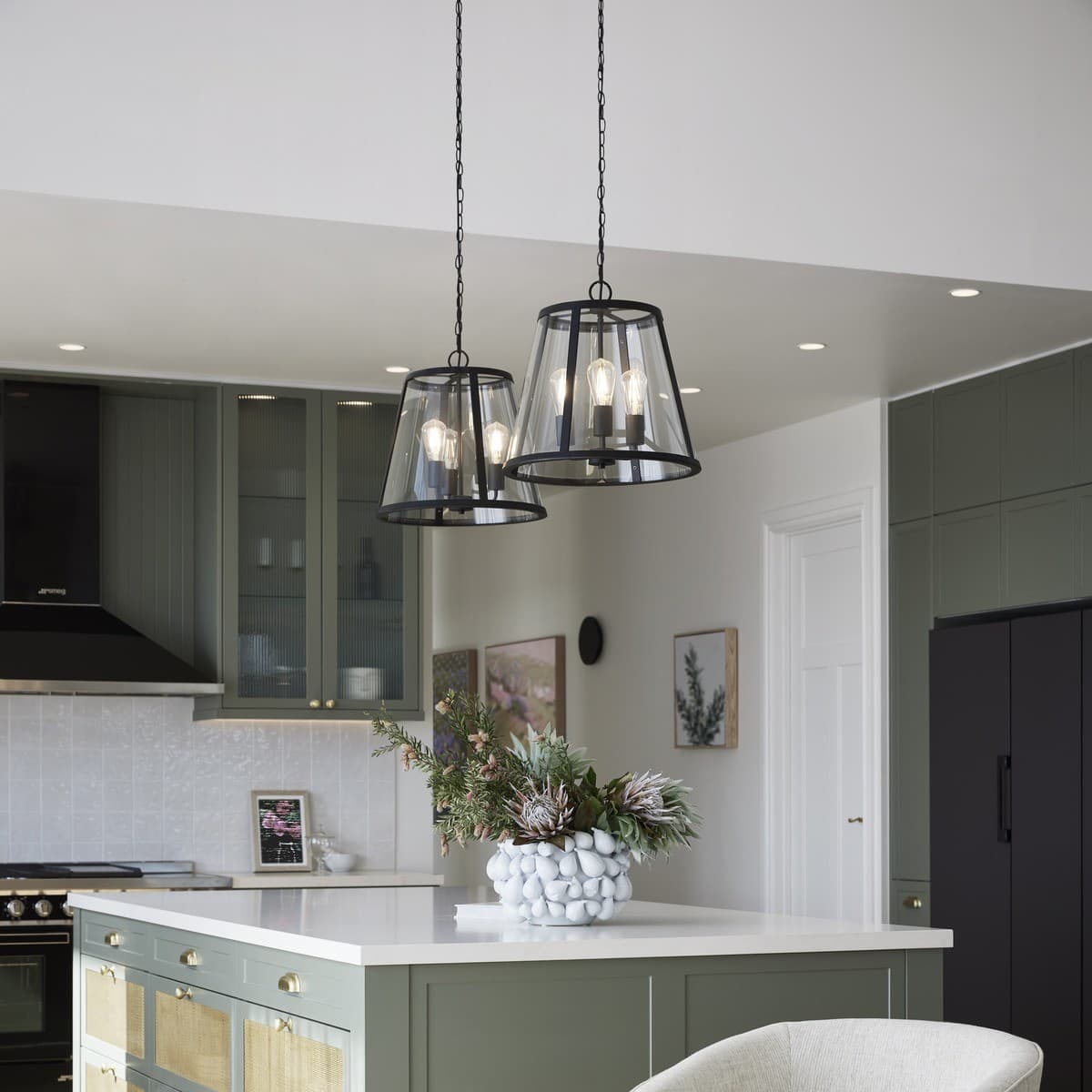 Westhampton 3 Light Pendant in Antique Black-img-3
