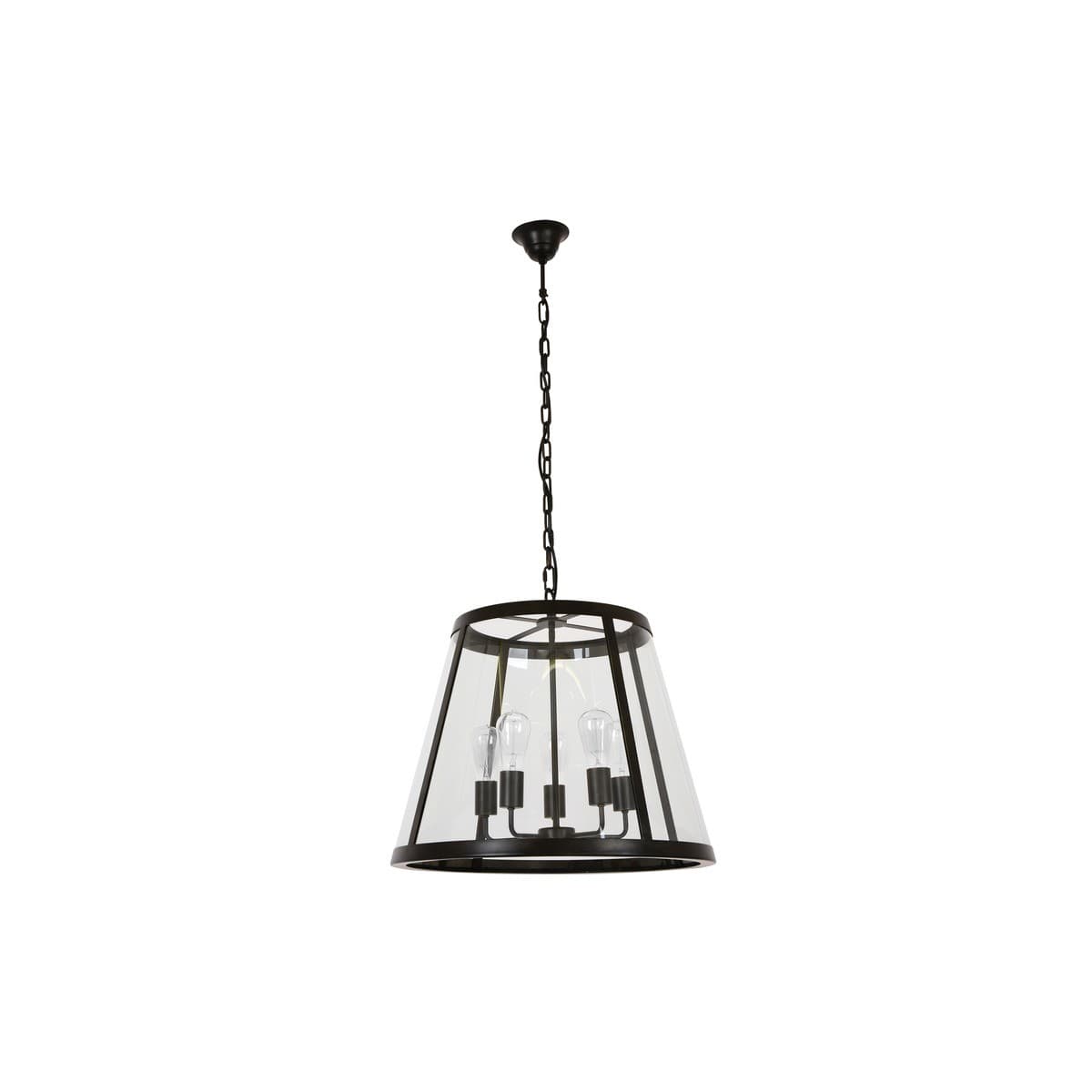 Westhampton 5 Light Pendant in Antique Black-img-1