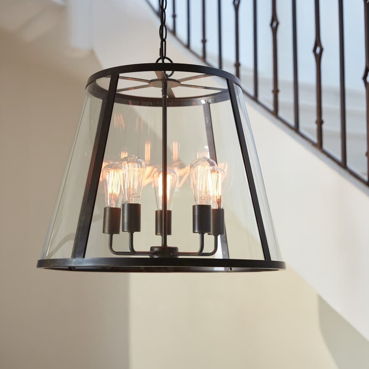 Westhampton 5 Light Pendant in Antique Black-img-4