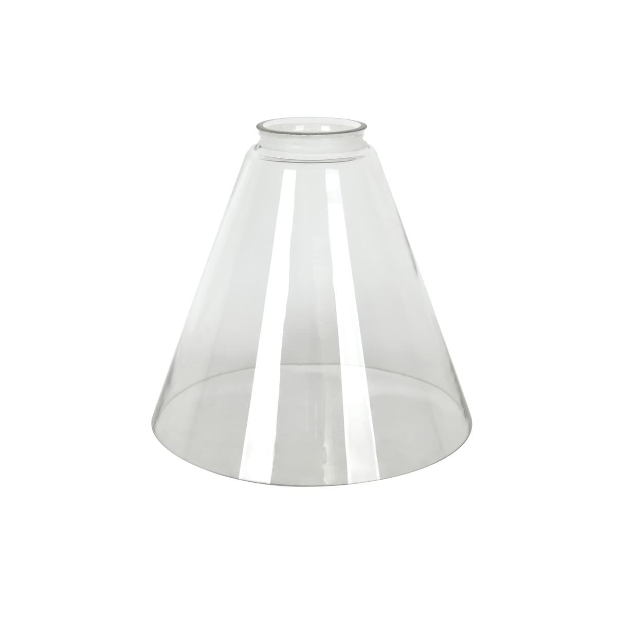 Chrysler Conical Shade in Clear Glass