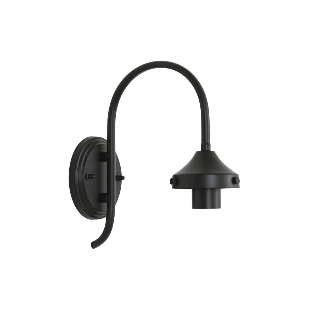 Chrysler 1 Light IP44 Wall Bracket in 304 Stainless Steel in Black-img-1