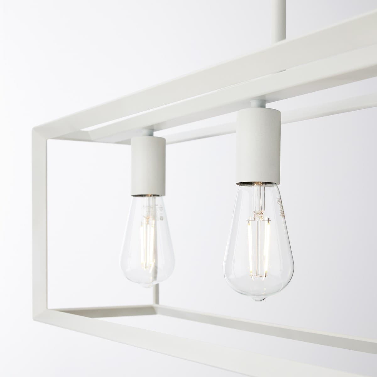North 5 Light Pendant in Matte White
