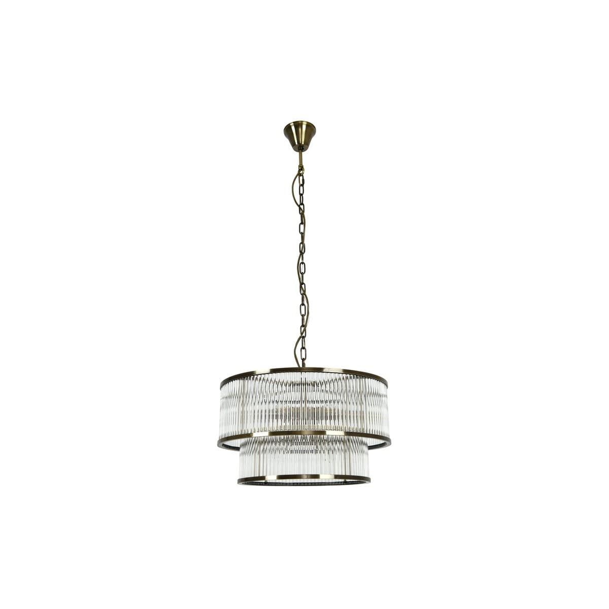 Corbelle 6+4 Light Pendant in Antique Brass-img-1