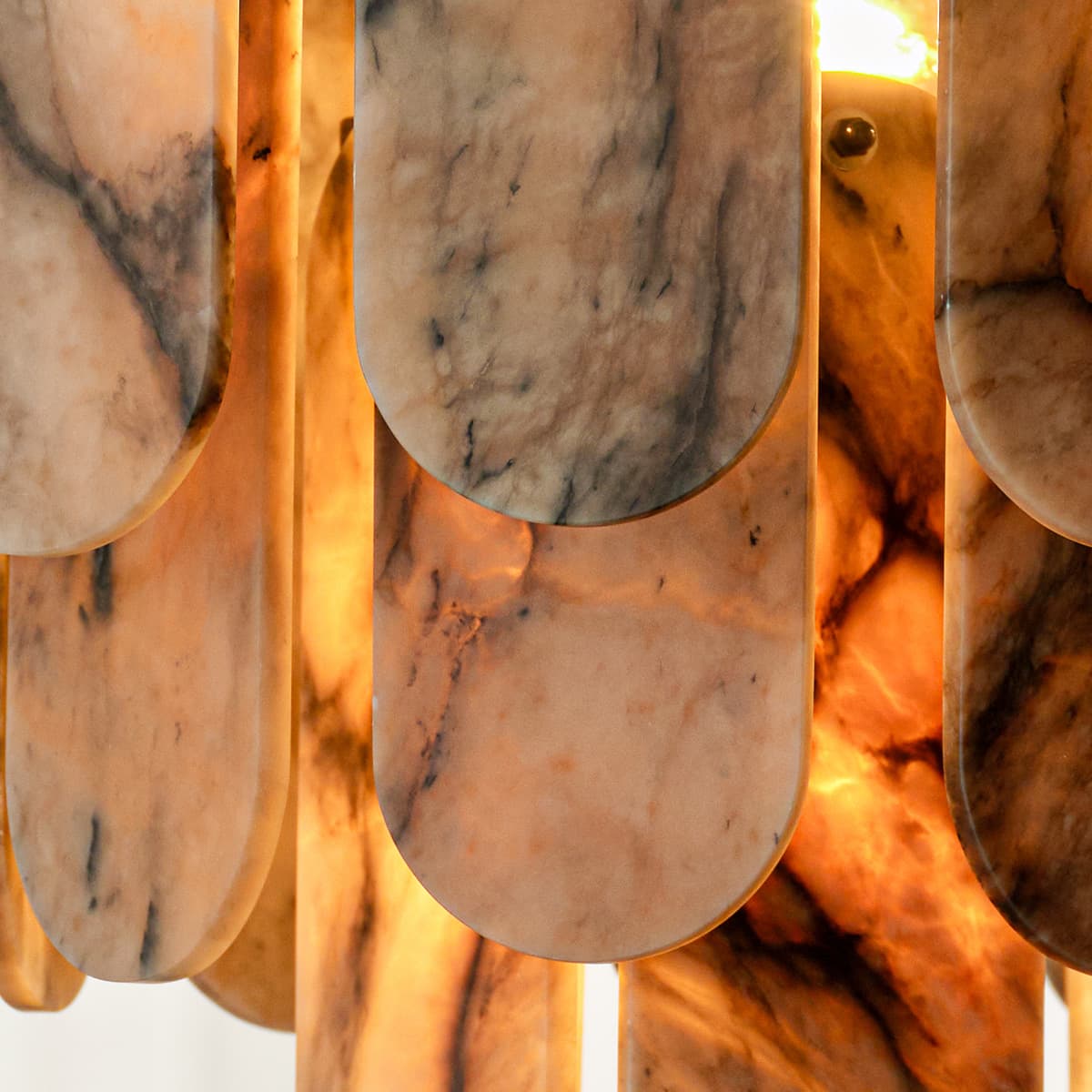 Made by Mayfair Vinci Linear Pendant in Bronze with Hazel Alabaster-img-3