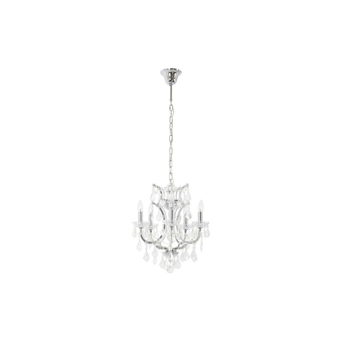 Winslow 5 Light Crystal Chandelier in Chrome-img-1