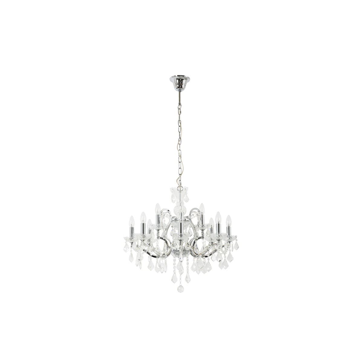 Winslow 12 Light Crystal Chandelier in Chrome-img-1