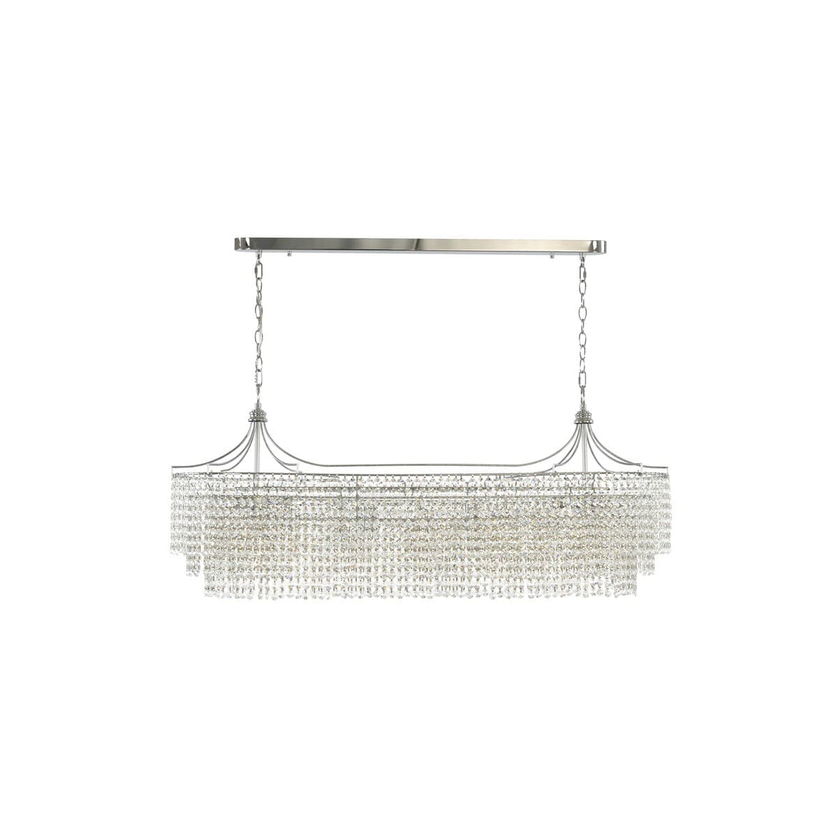 Sarita 15 Light Oval Crystal Chandelier in Polished Chrome-img-1