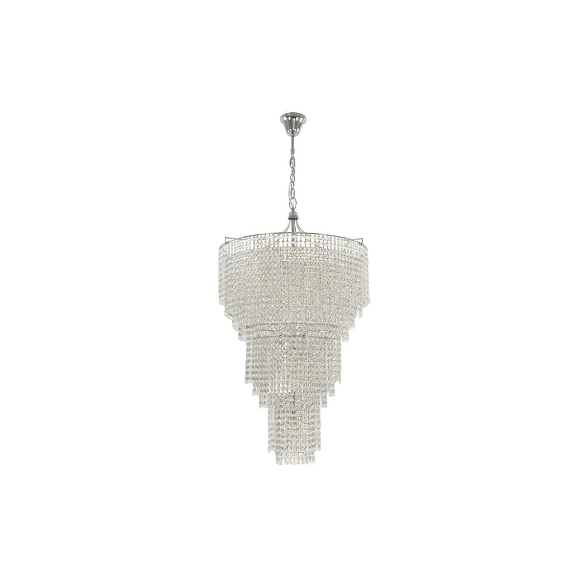 Sarita 17 Light Tall Crystal Chandelier in Polished Chrome-img-1