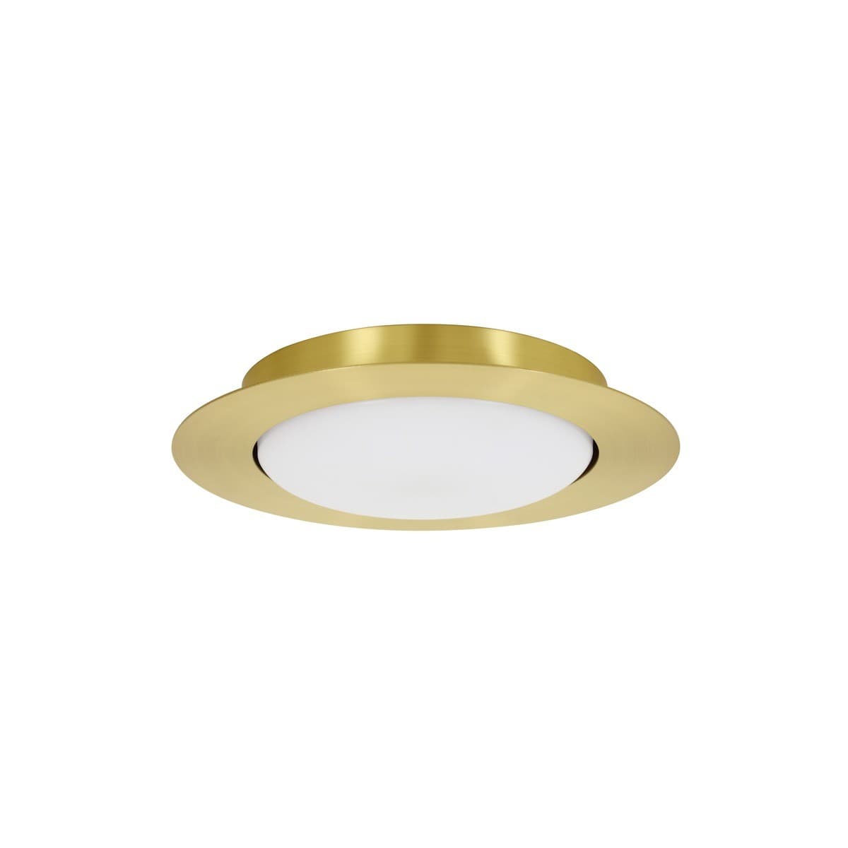 Stahl 300mm 1 Light Flush Mount in Brass-img-1