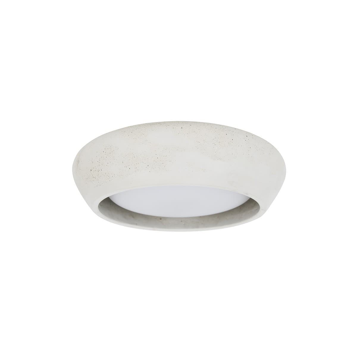 Fjord 1 Light Flush Mount in Stone-img-1