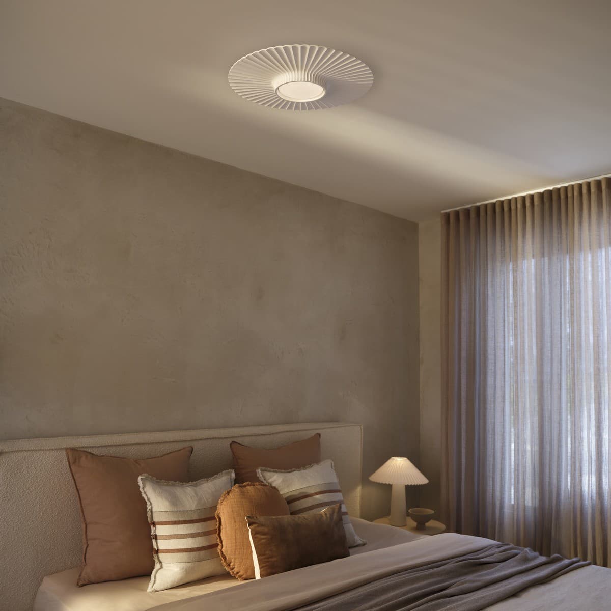 MFL Bianco 500mm Flush Mount in White Gypsum
