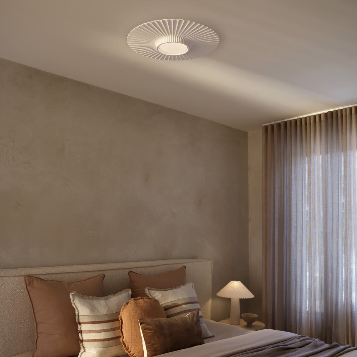 MFL Bianco 500mm Flush Mount in White Gypsum