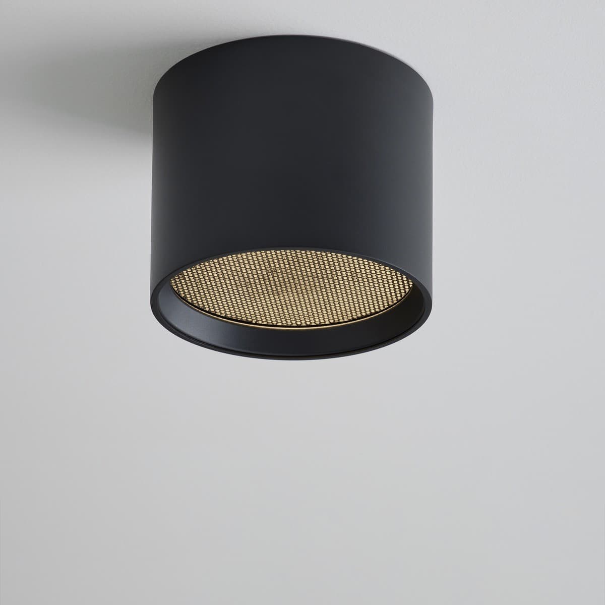 MFL Lunar 1 Light 175mm Flush Mount in Black