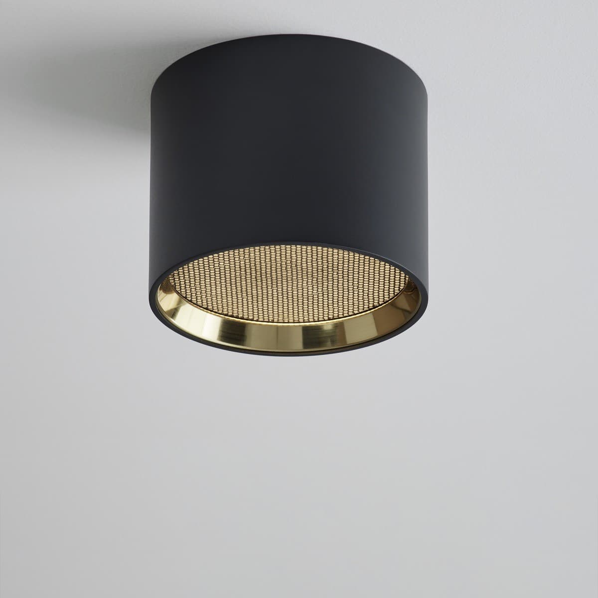 MFL Lunar 1 Light 175mm Flush Mount in Black