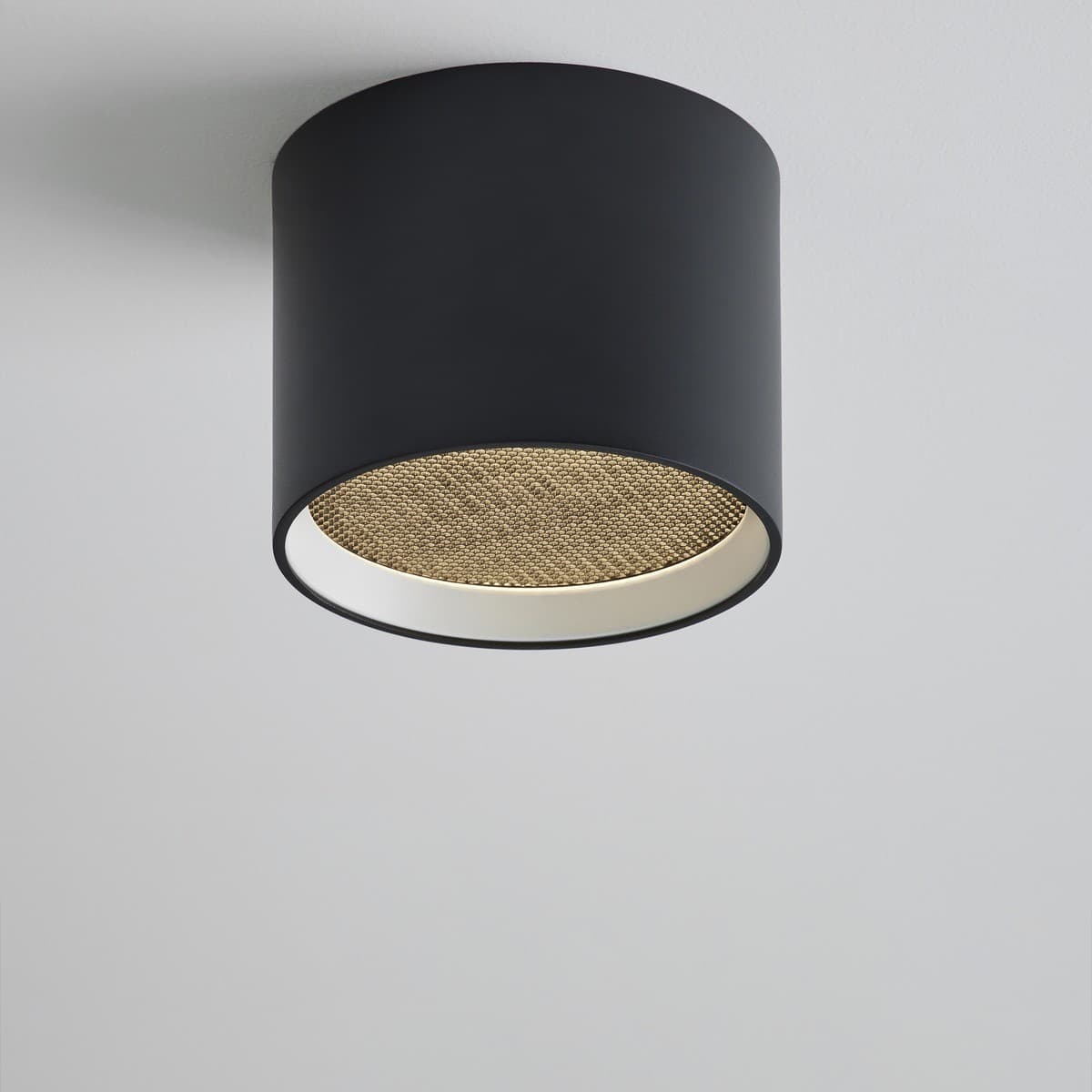 MFL Lunar 1 Light 175mm Flush Mount in Black