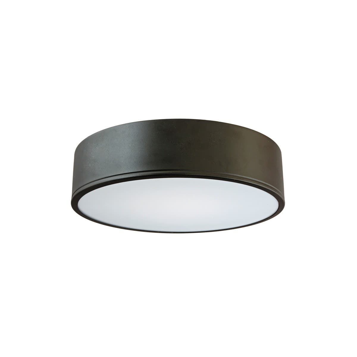DOS 320mm 1 Light Flush Mount in Matte Black-img-1