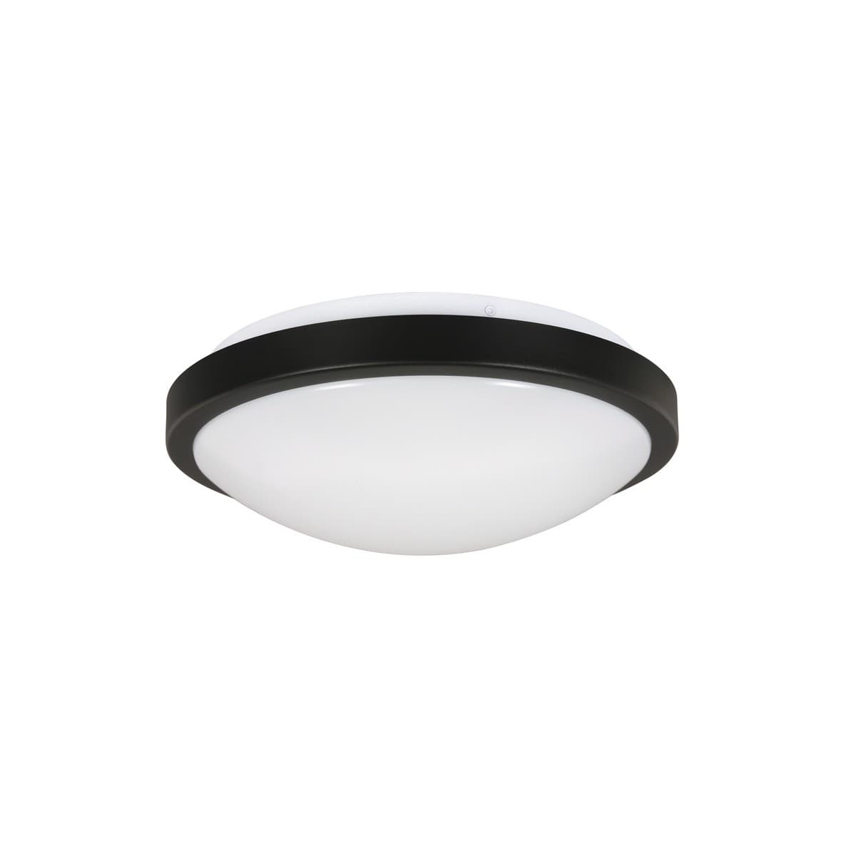 Cameo 300mm 1 Light Flush Mount in Matte Black
