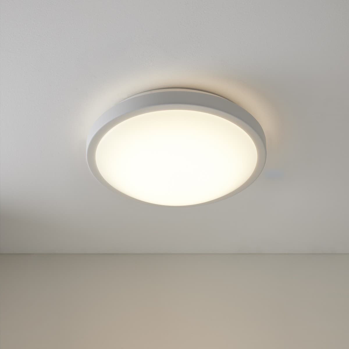Cameo 300mm 1 Light Flush Mount in Matte White