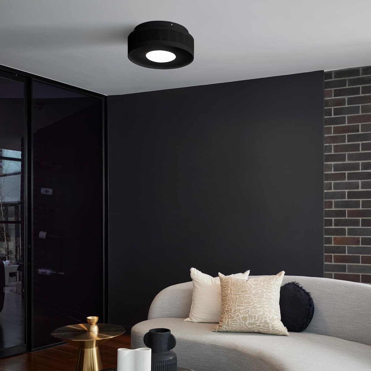 Sanso EvOne 3-in-1 Ceiling Mounted Air Purifier, Ioniser and Multi-Functional Light in Black-img-4