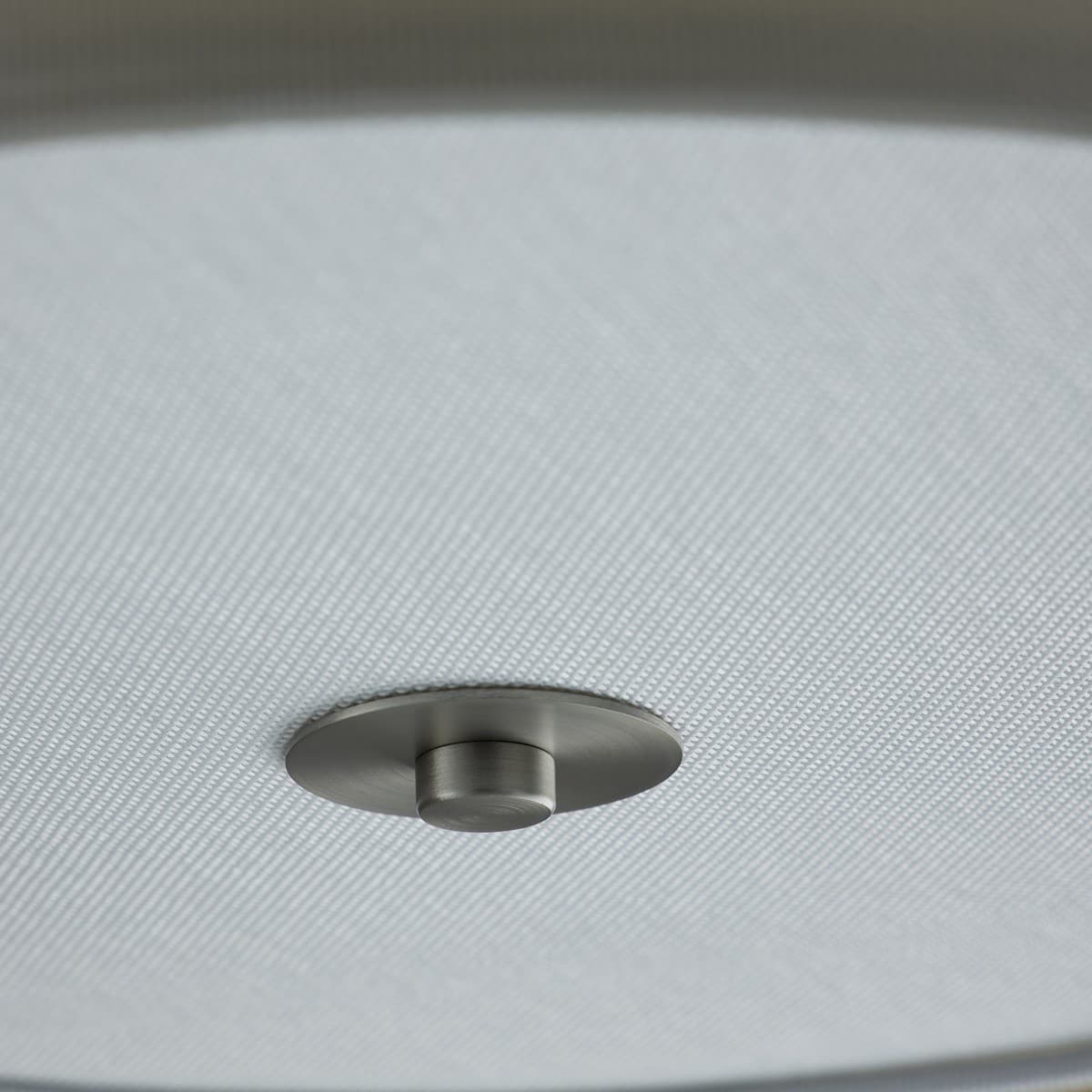 Elle 3 Light 400mm Drum Flush Mount in White-img-4