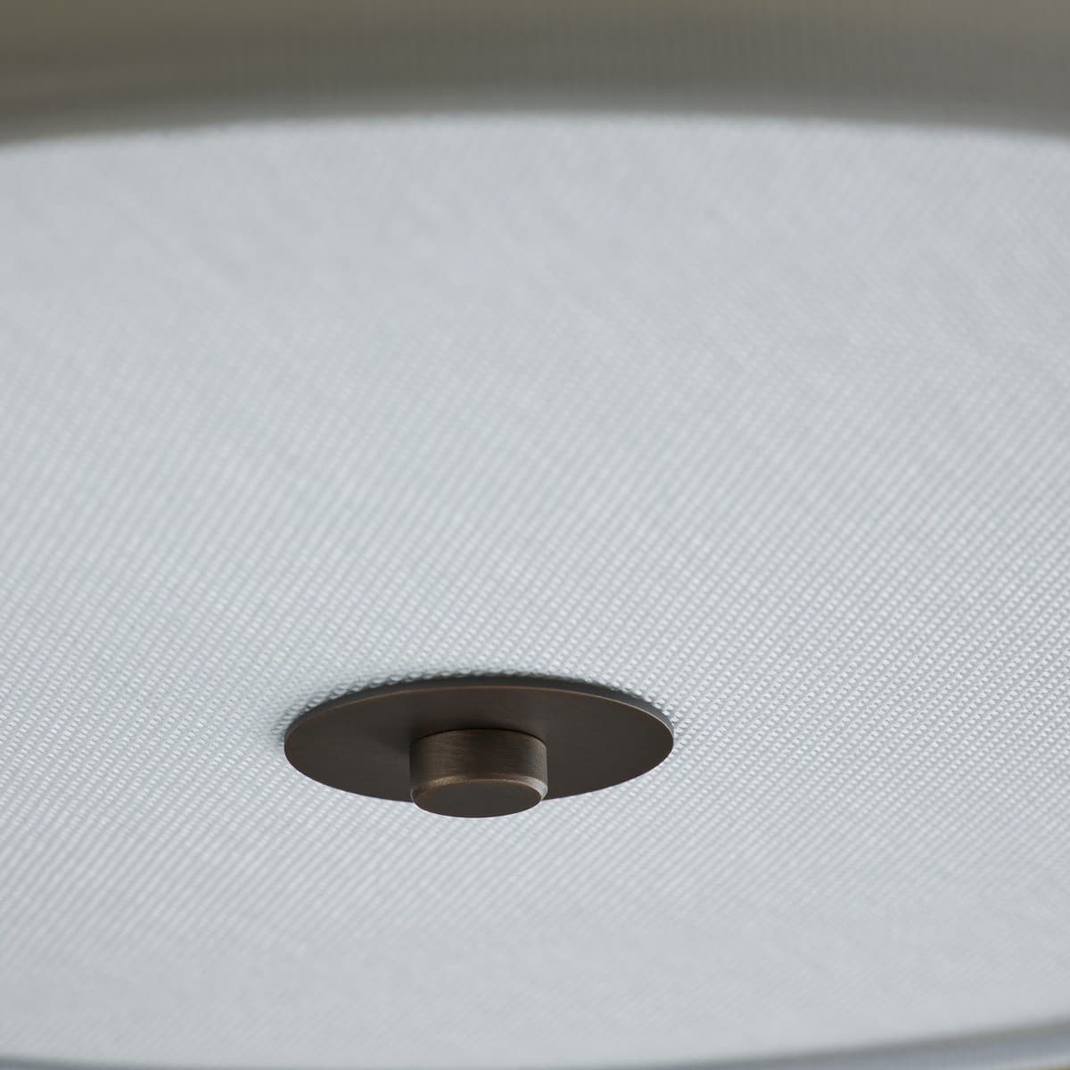 Elle 3 Light 400mm Drum Flush Mount in White-img-6