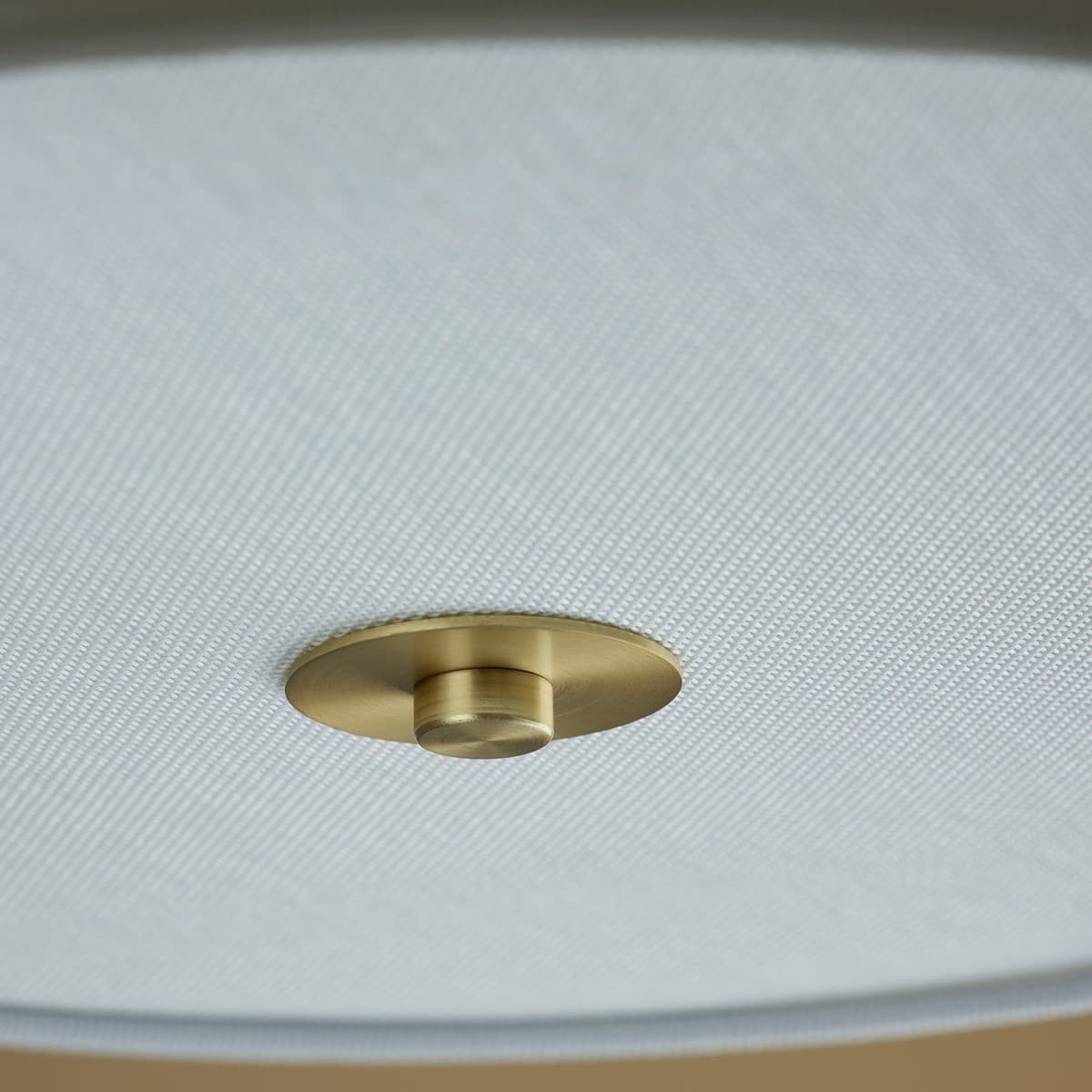 Elle 3 Light 400mm Drum Flush Mount in White-img-7