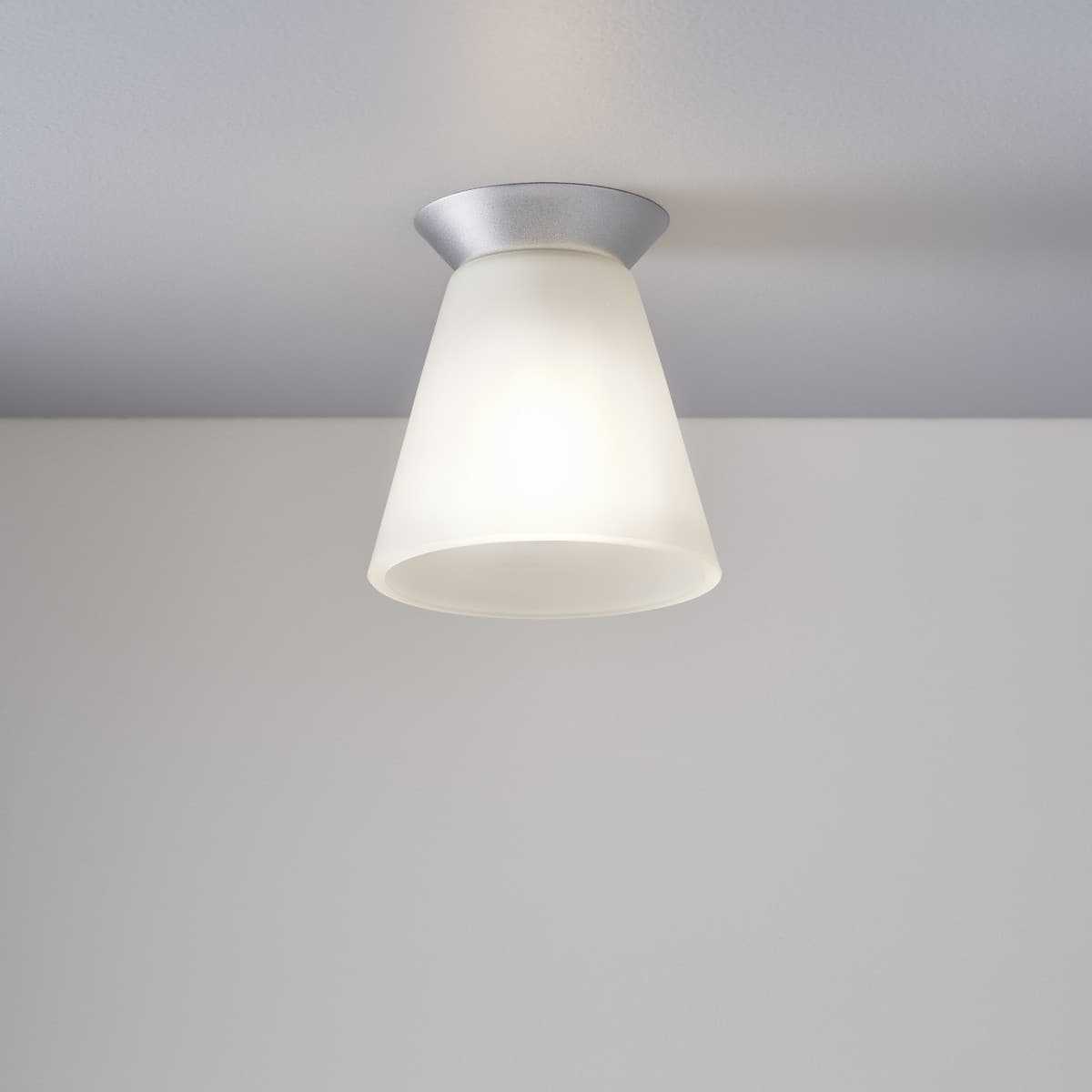 Iso DIY in Satin Silver with Opal Coned Shaped Glass-img-2