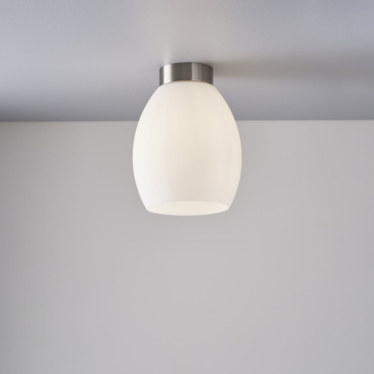 Gail DIY in Brushed Chrome Finish with Opal Glass-img-2