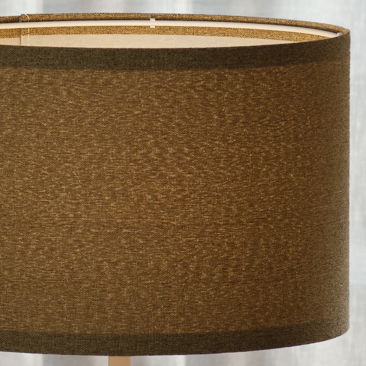 Sofia 500mm Moss Green Linen Drum Shade Fabric Only-img-3