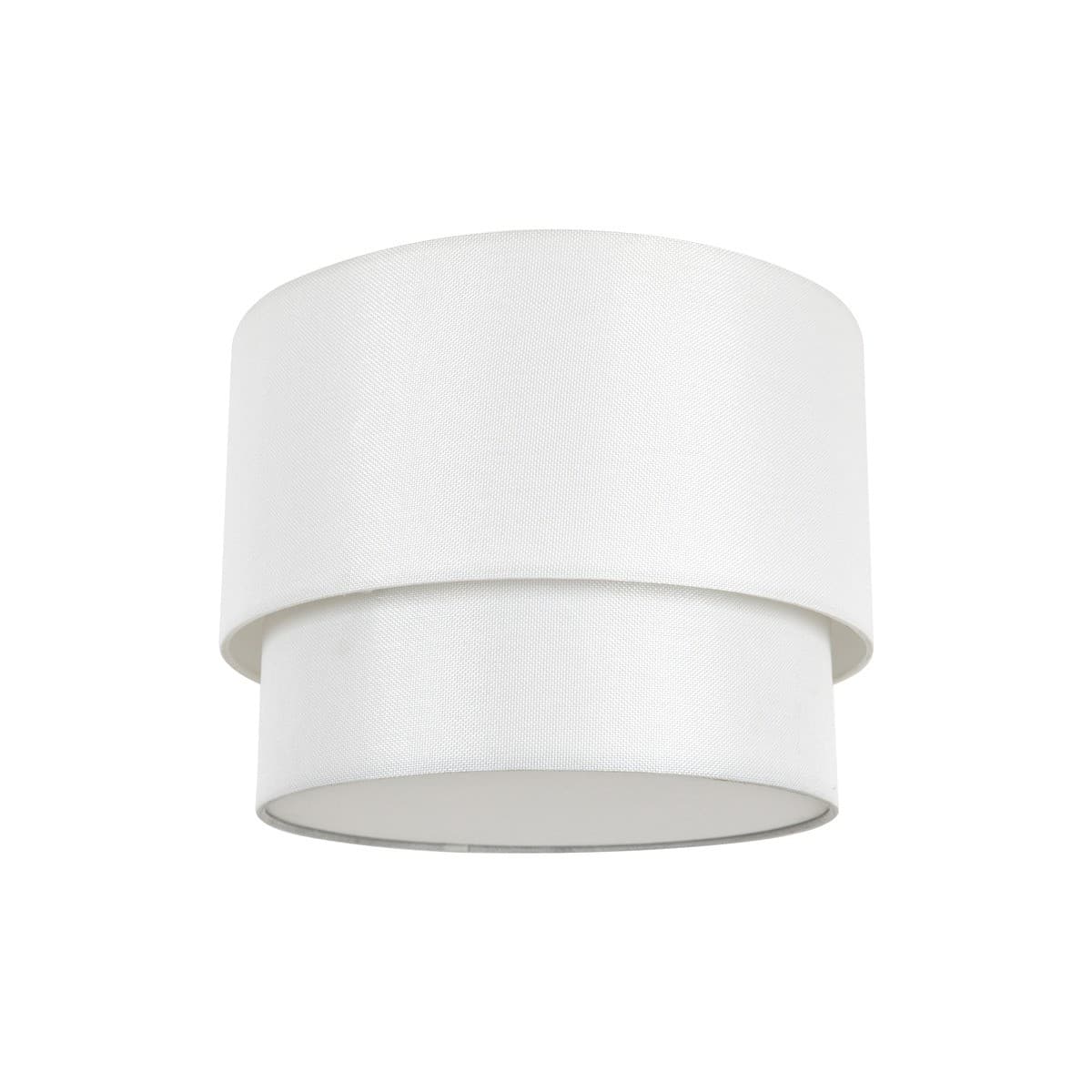 Darly 400mm Double Drum Shade in White-img-1