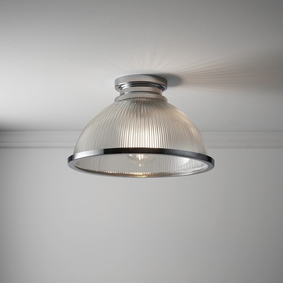 Alfred 1 Light Batten Fix in Chrome/Glass-img-2
