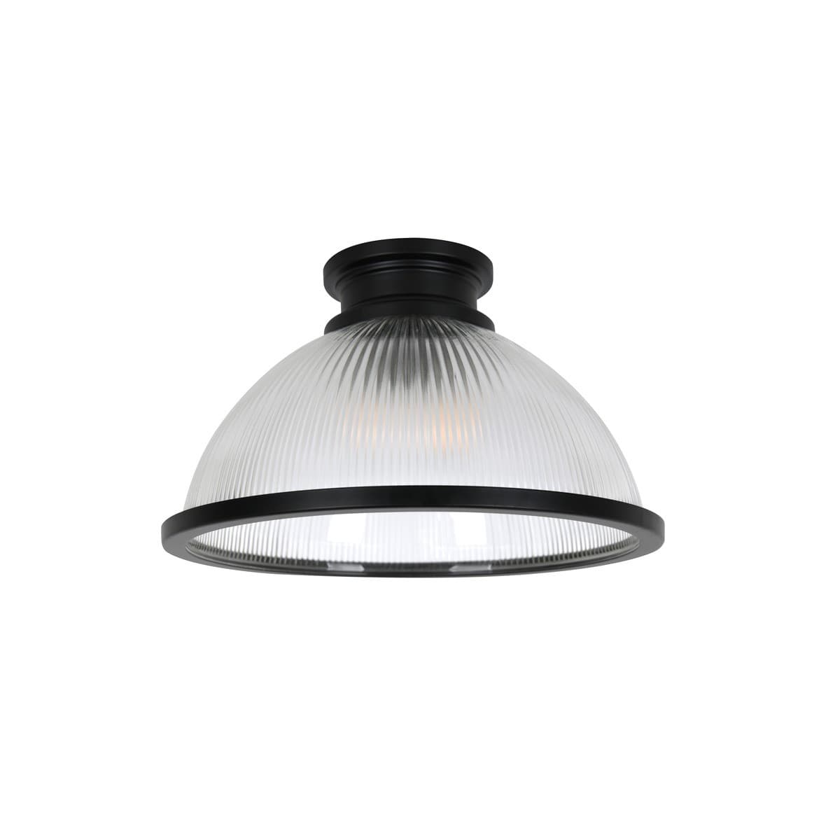 Alfred 1 Light Batten Fix in Black/Glass-img-1