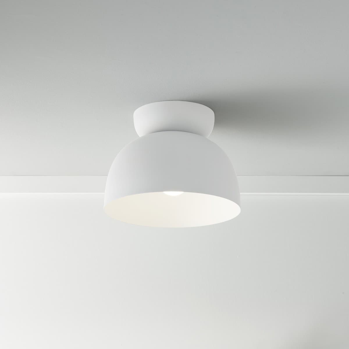 Astrid 1 Light Batten Fix Shade in White-img-1