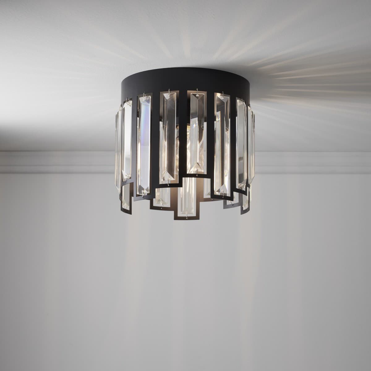 Empire 1 Light Batten Fix in Black-img-2