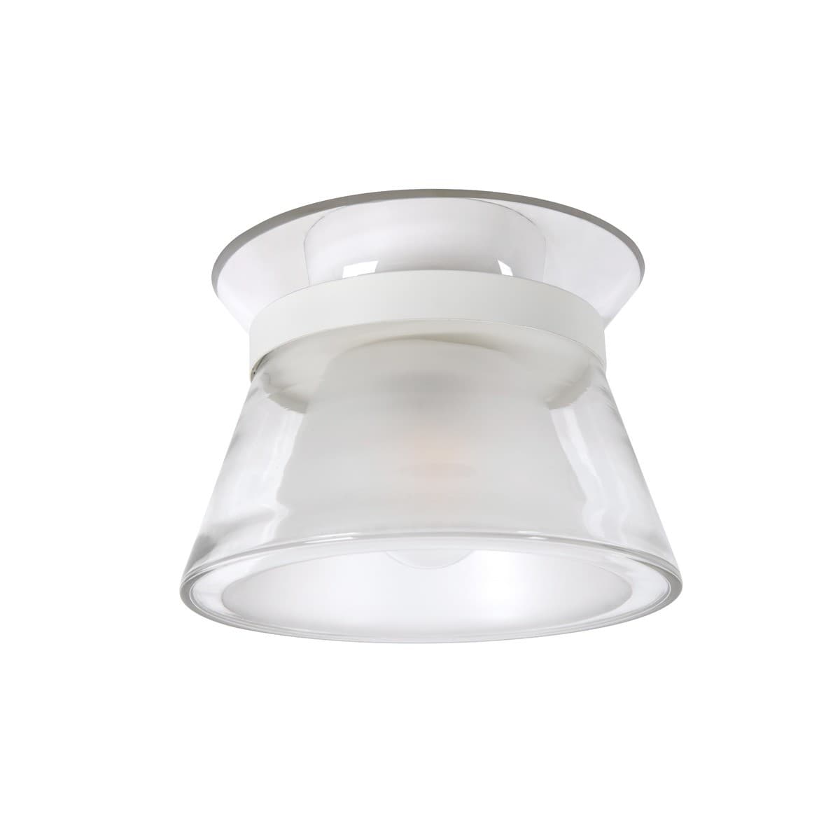 Palais 1 Light Batten Fix in White with Frosted Glass-img-1